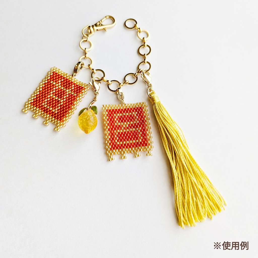 三国志?な甘味タッセル付きストラップ