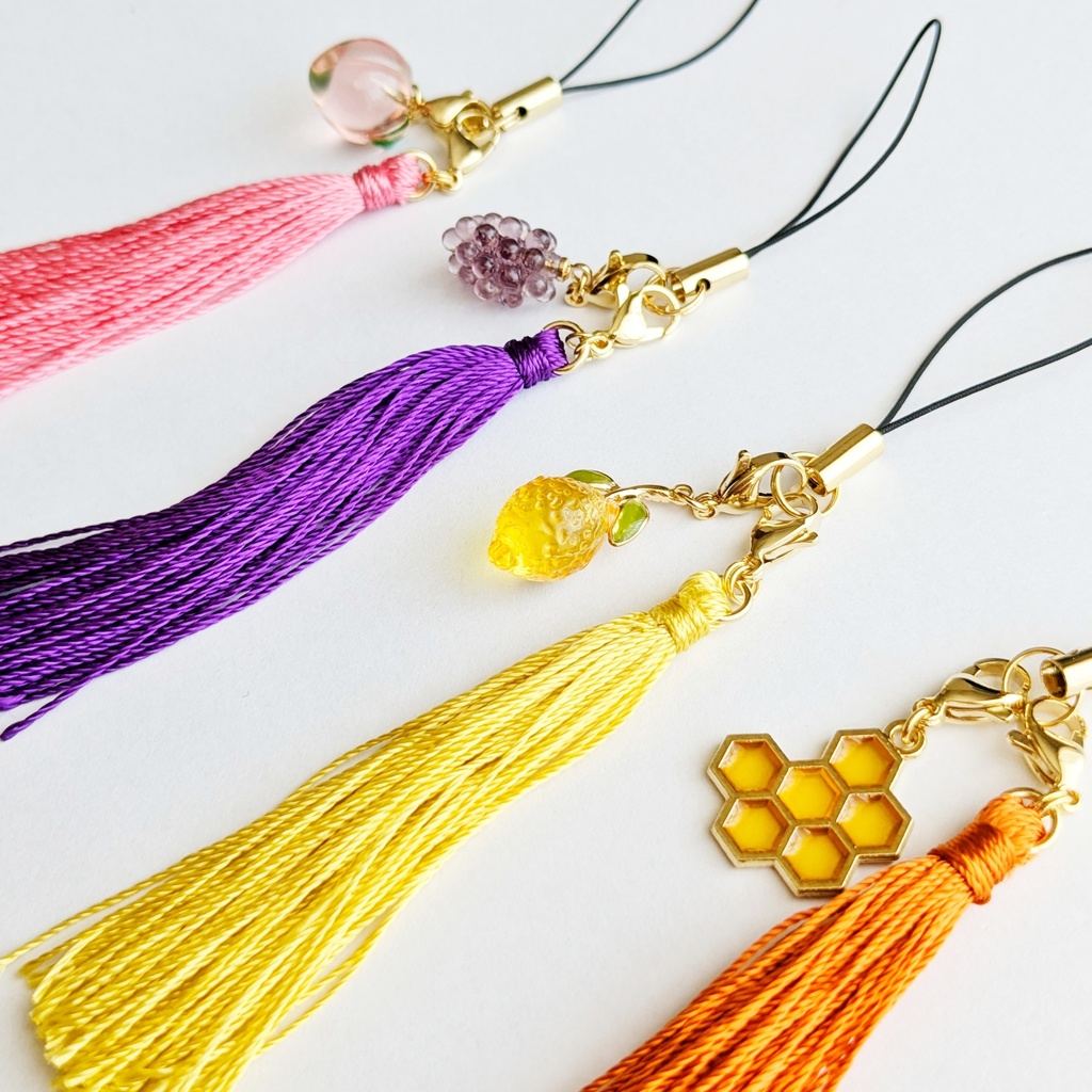 三国志?な甘味タッセル付きストラップ