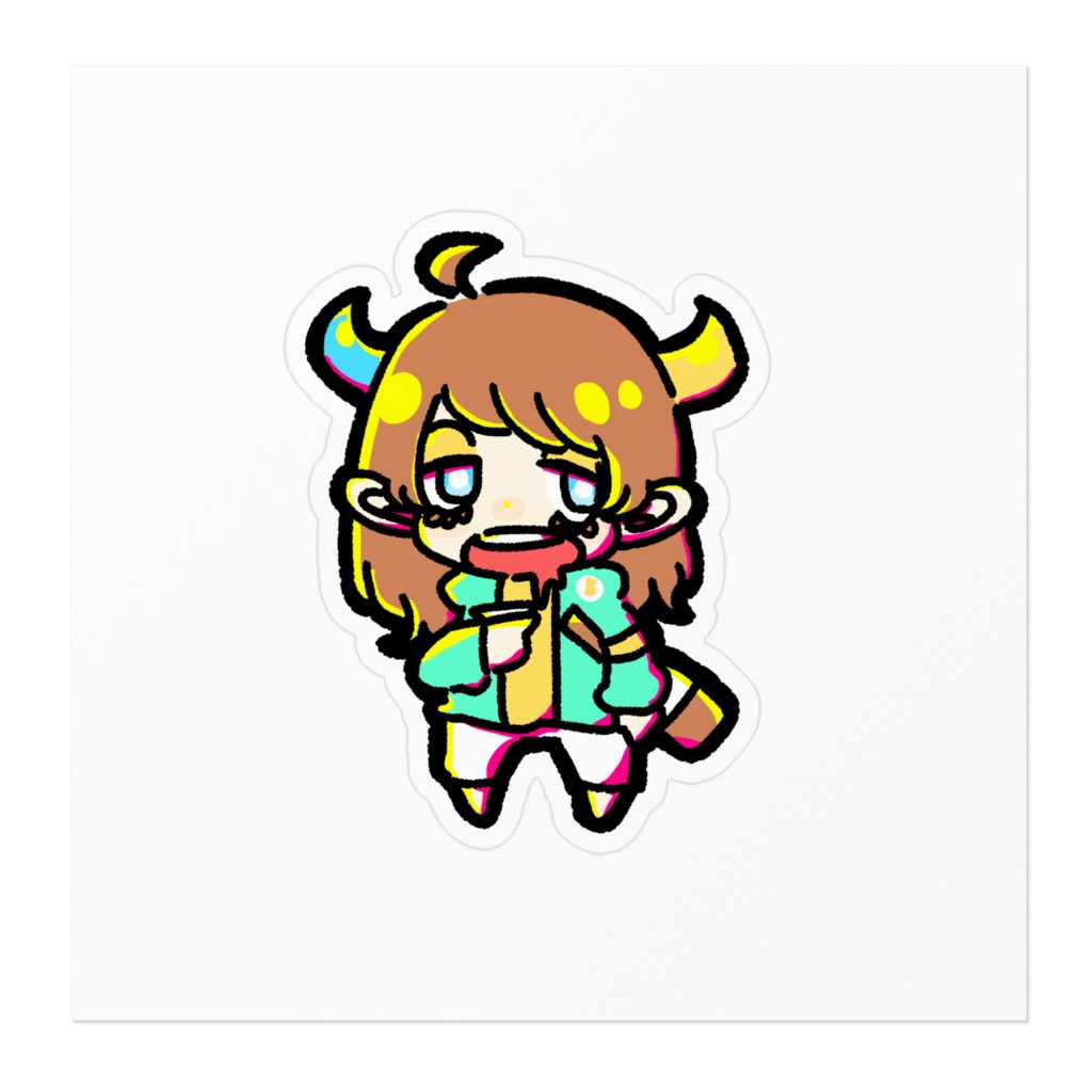 【2頭身】いとへんちゃんステッカー