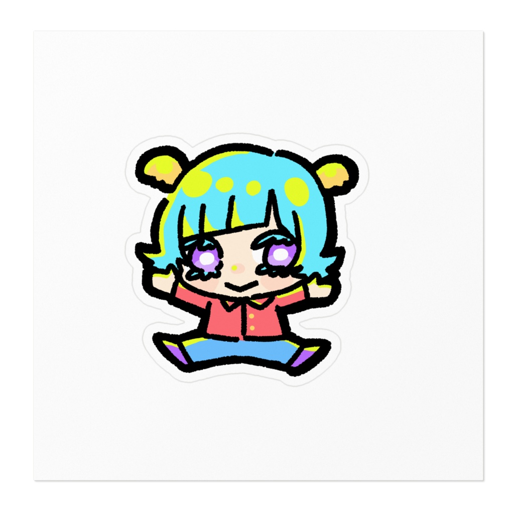 【2頭身】さらみちゃんステッカー