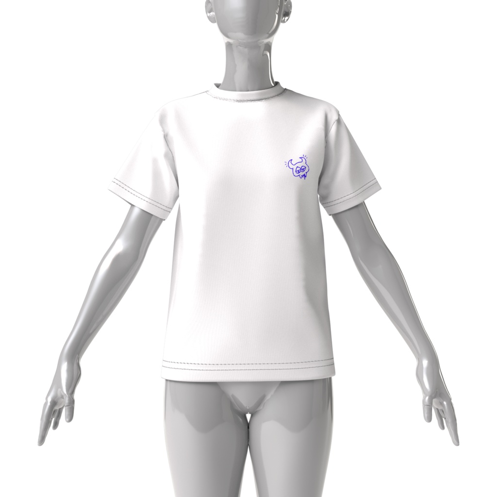 ステージPASS風 Tシャツ(半そで・ホワイト)