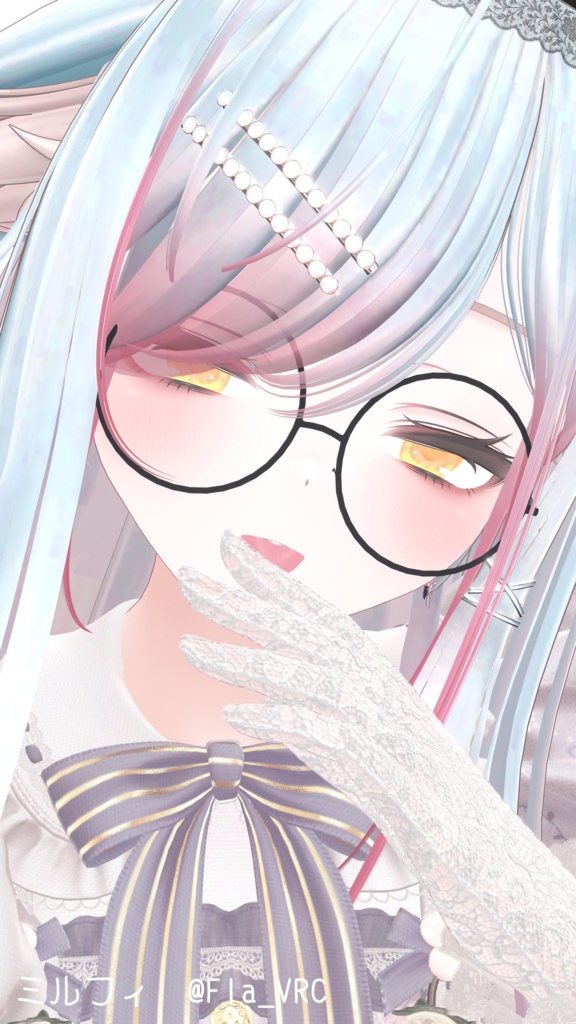 【12アバター対応】うごく!!ハートローディングアイテクスチャ