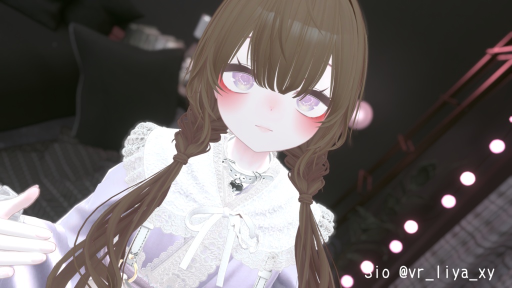 【12アバター対応】うごく!!ハートローディングアイテクスチャ