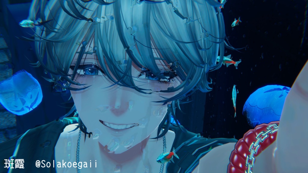 【12アバター対応】うごく!!ハートローディングアイテクスチャ