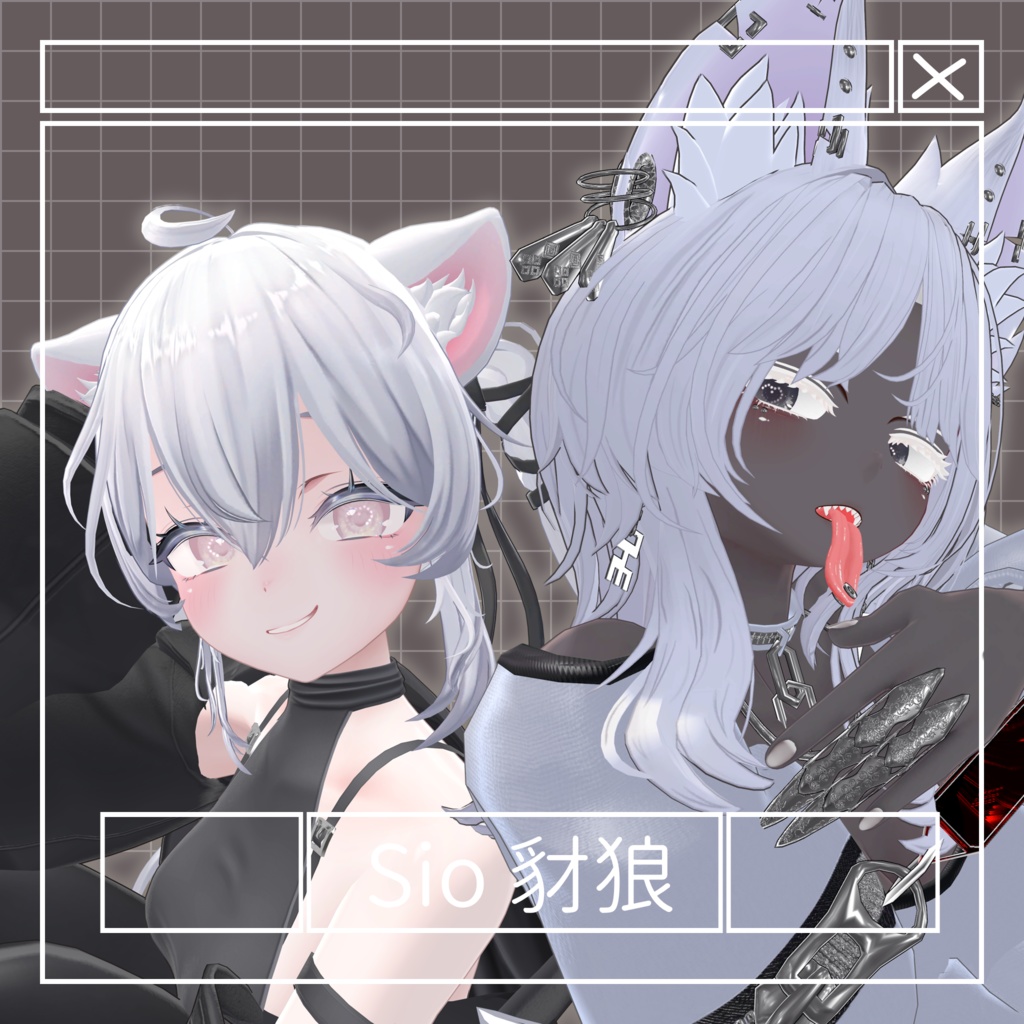 【12アバター対応】うごく!!ハートローディングアイテクスチャ