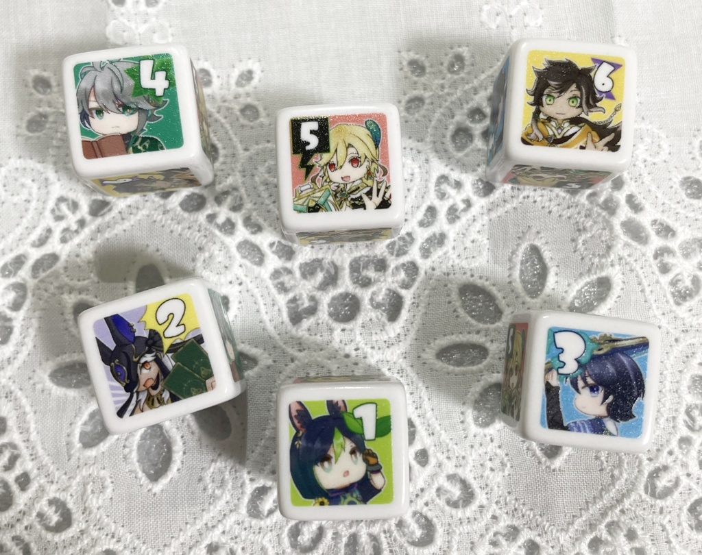 スメール男子6面ダイス
