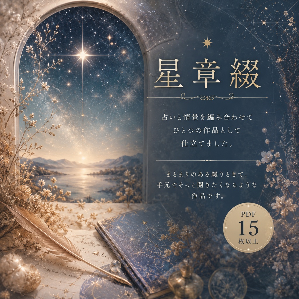 星章綴|うお座|小さな世界を巡る旅