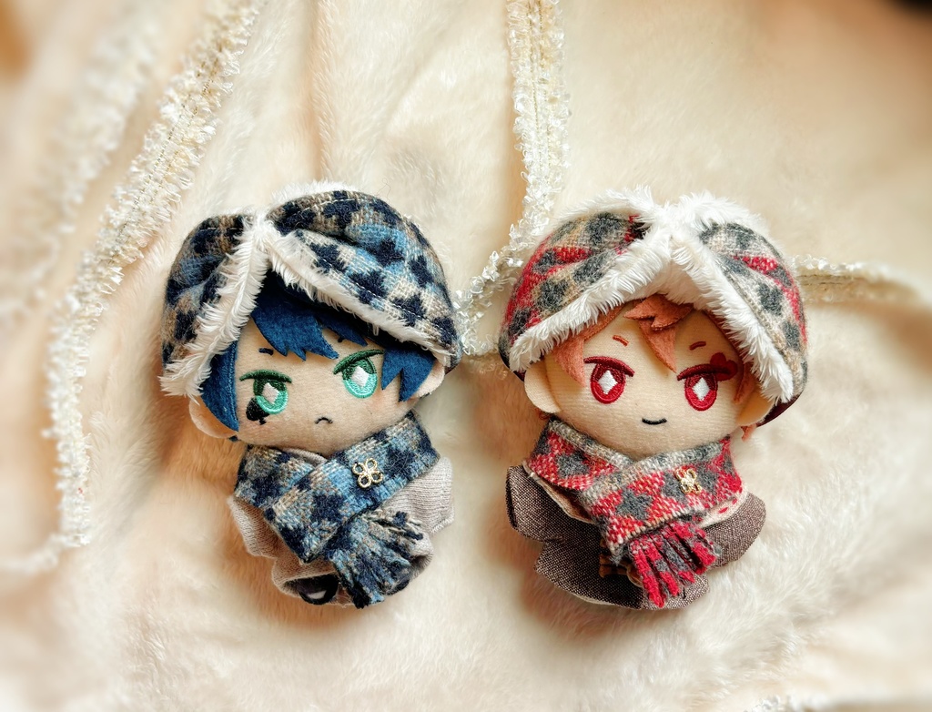 モコモコバンダナとマフラーセット