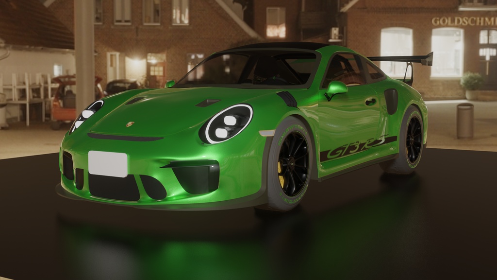 ポルシェ GT3 RS 991 3Dデータ