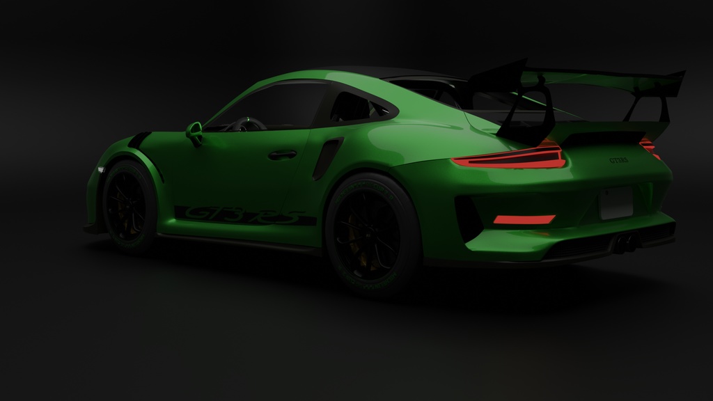 ポルシェ GT3 RS 991 3Dデータ