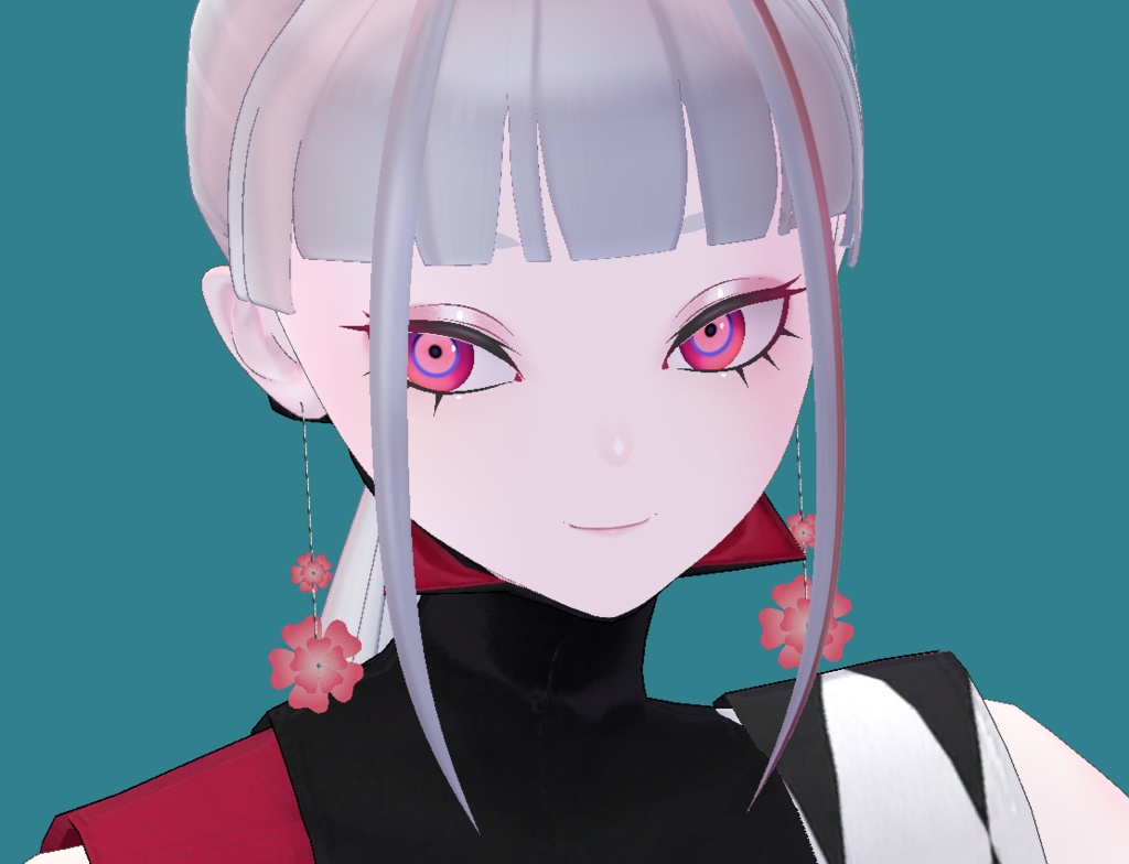 【VRC/3Dモデル】桜ピアス(イヤリング・イヤーカフ)