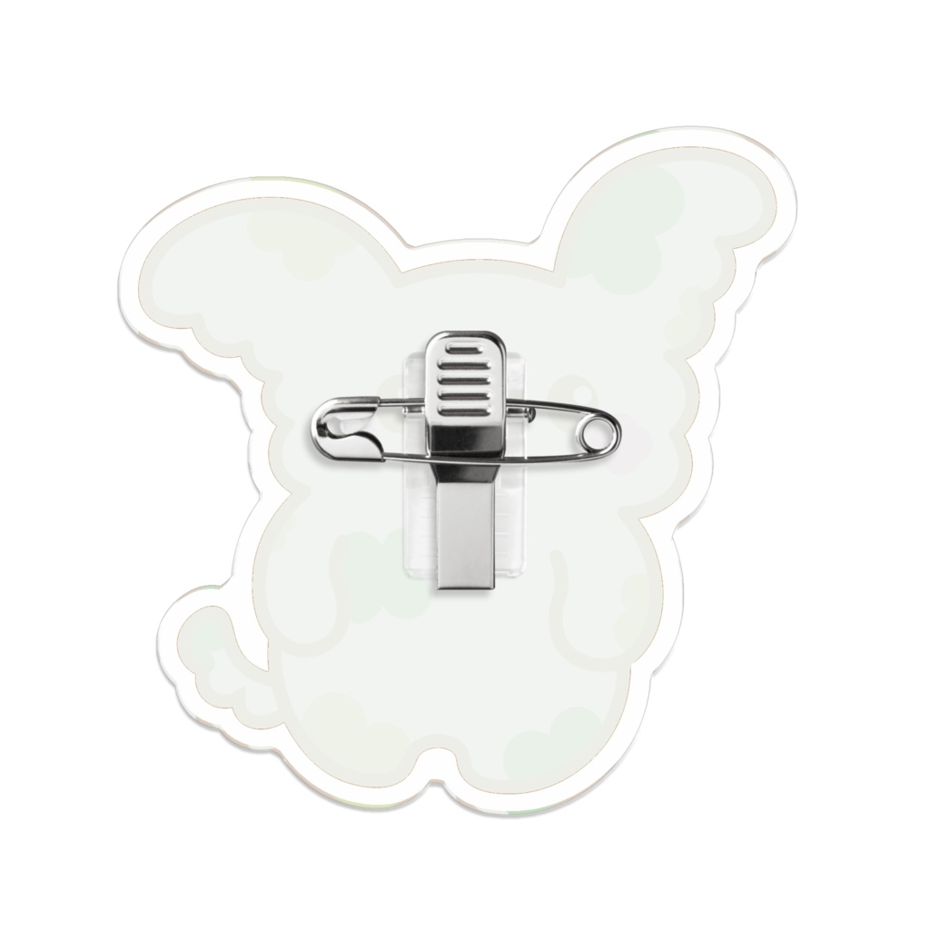 ハピヨン アクリルバッジ - 70 x 70 (mm)