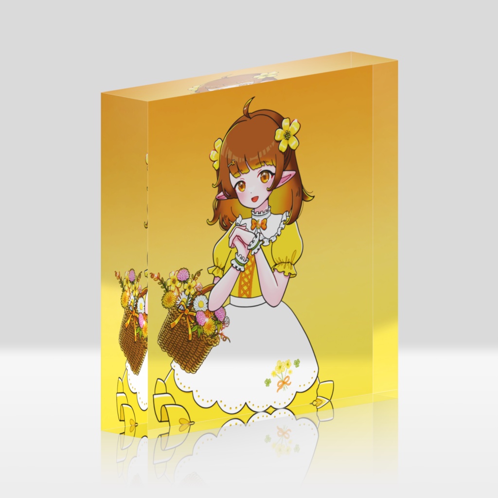 野花あんな(通常衣装) アクリルブロック - 100x100mm 原価: ¥ 3,800