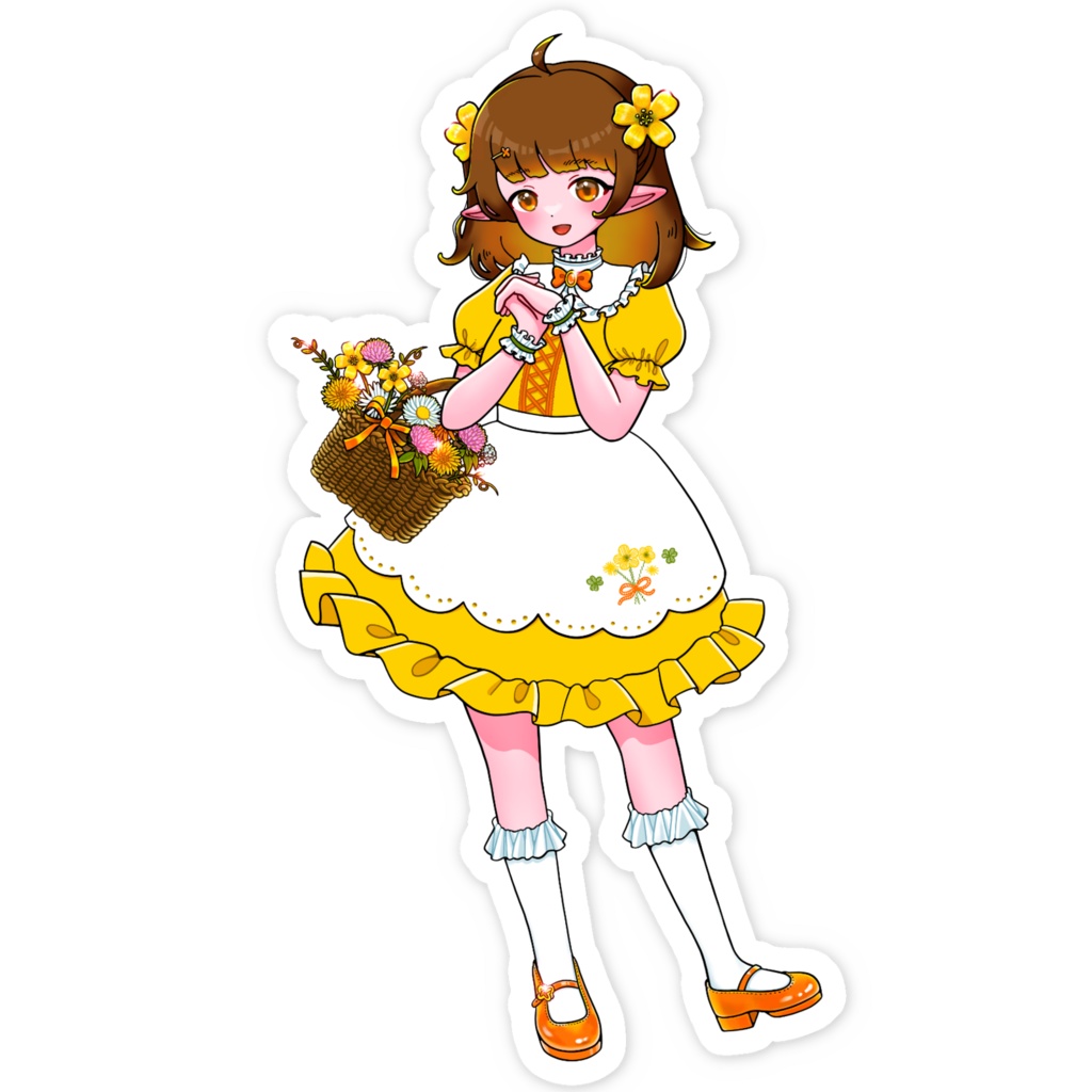 野花あんな(通常衣装) スマホステッカー