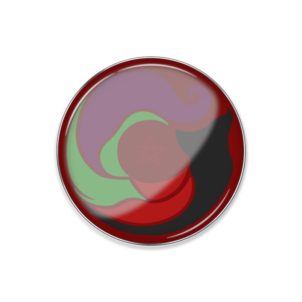 【非公式】すこん部 イメージピンバッジ