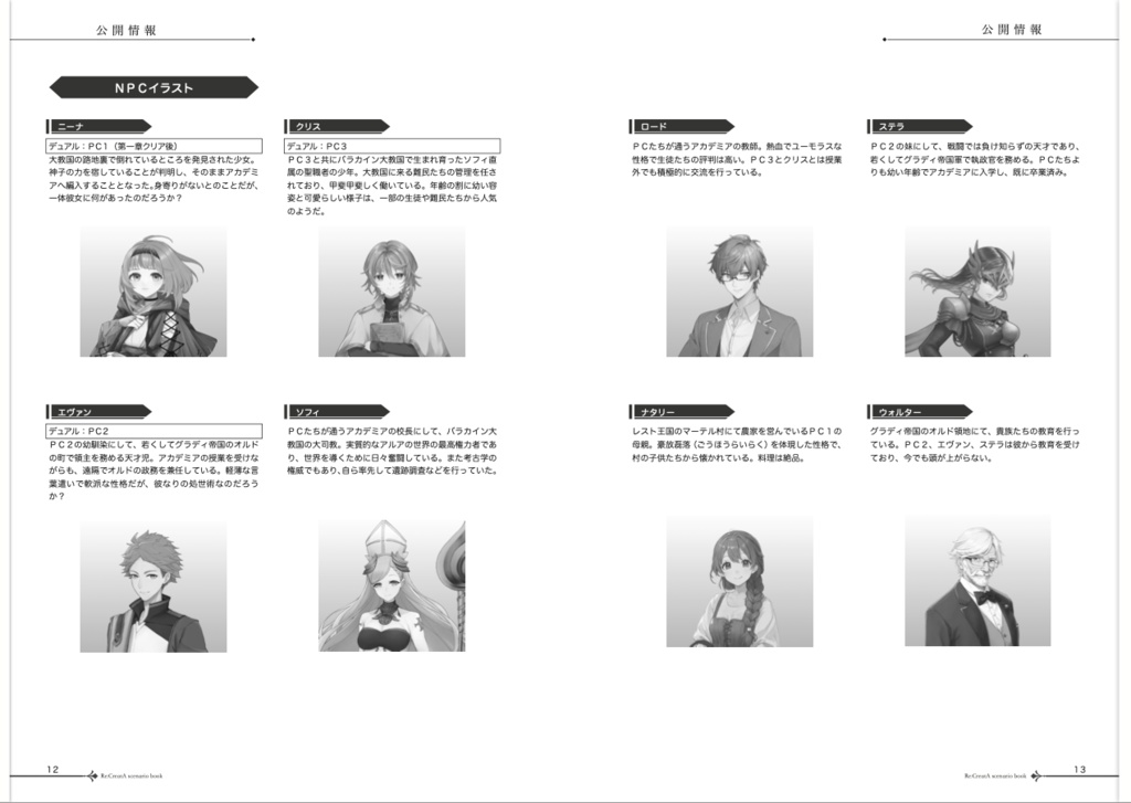 忍術バトルRPG シノビガミ キャンペーンシナリオ『Re:CreatA』【書籍+PDF】