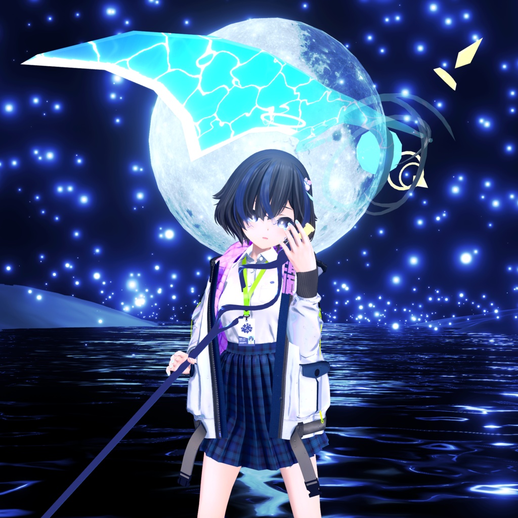 【VRChat用武器ギミック】水の大鎌 ~AquaScythe~