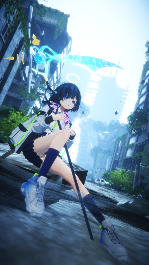 【VRChat用武器ギミック】水の大鎌 ~AquaScythe~