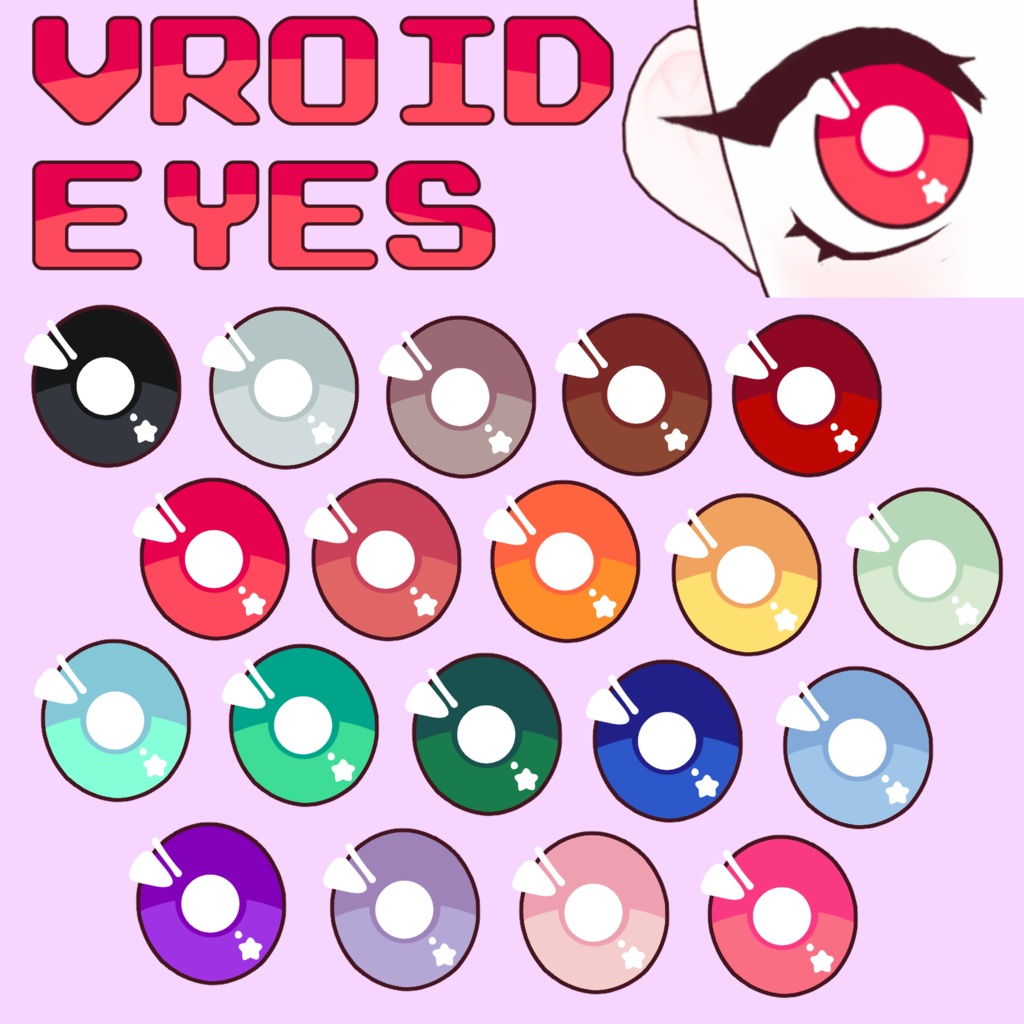 Vroid Eye Set 1