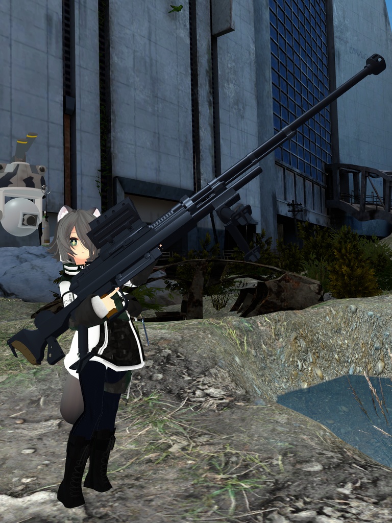 帝国陸軍対戦車ライフル 九七式自動砲 (VRC想定3Dモデル)(サポート終了)