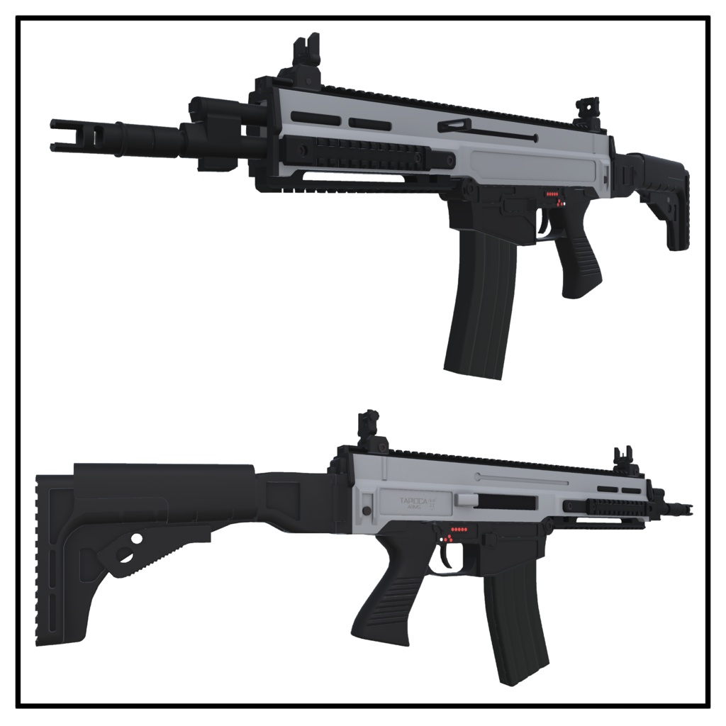 TA805装備セット (VRC想定3Dモデル)