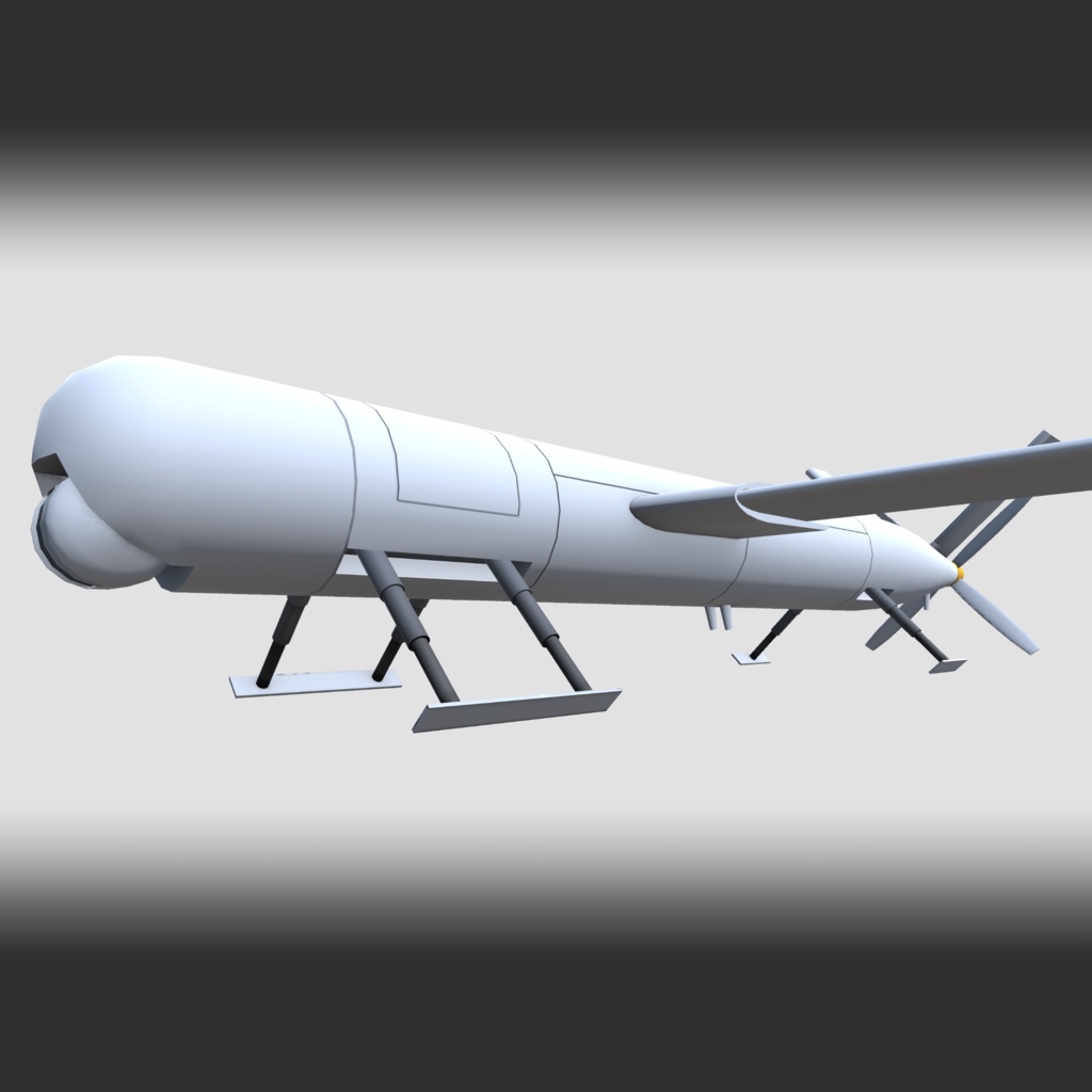 TA-1 SkyWatcher ReconUAV 無人航空機(ドローン) (VRC想定3Dモデル)