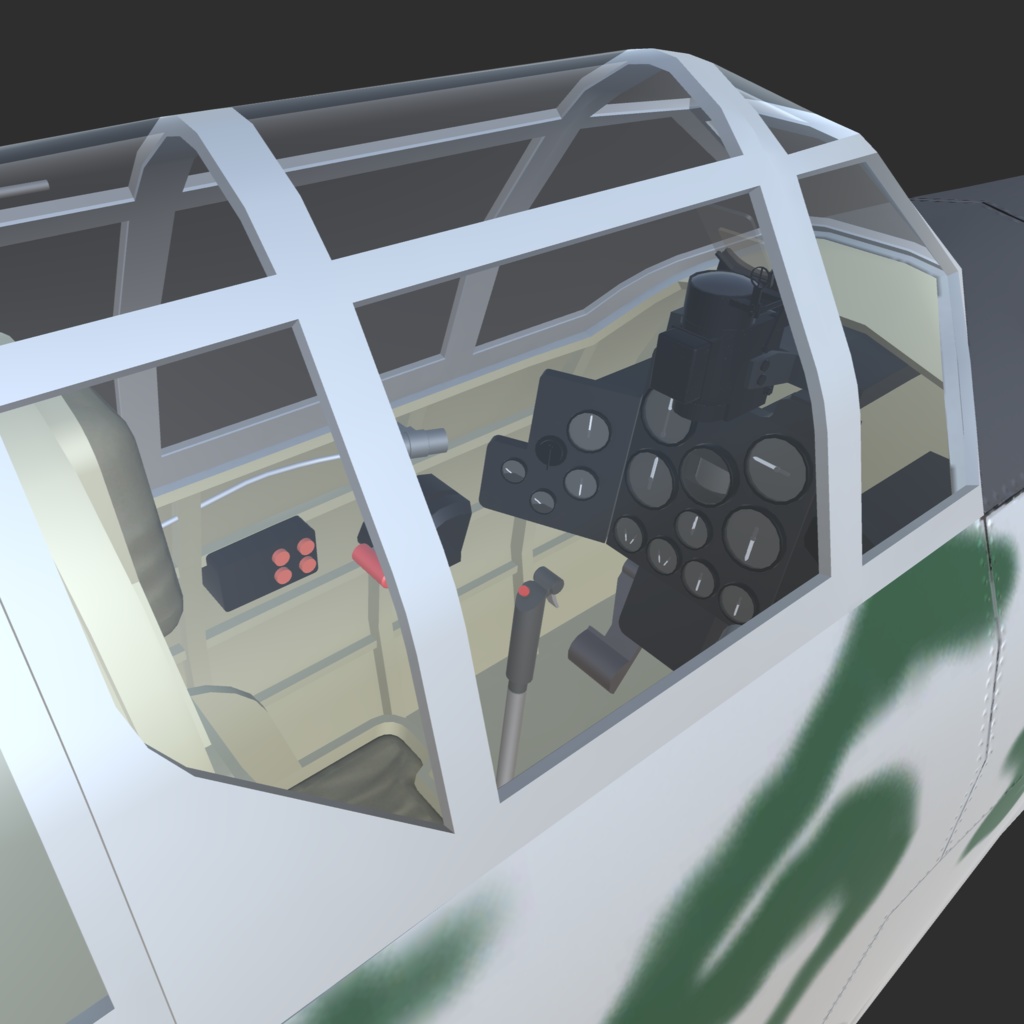 帝国陸軍計画戦闘機 川崎 キー88 (VRC想定3Dモデル)