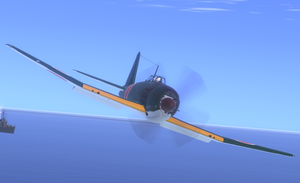 帝国海軍艦上戦闘機 A7M2 烈風 【VRC想定飛行可能3Dモデル】