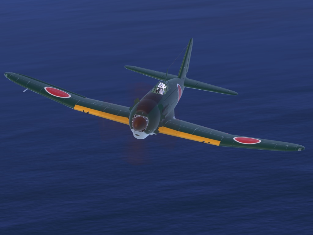 帝国海軍艦上戦闘機 A7M2 烈風 【VRC想定飛行可能3Dモデル】