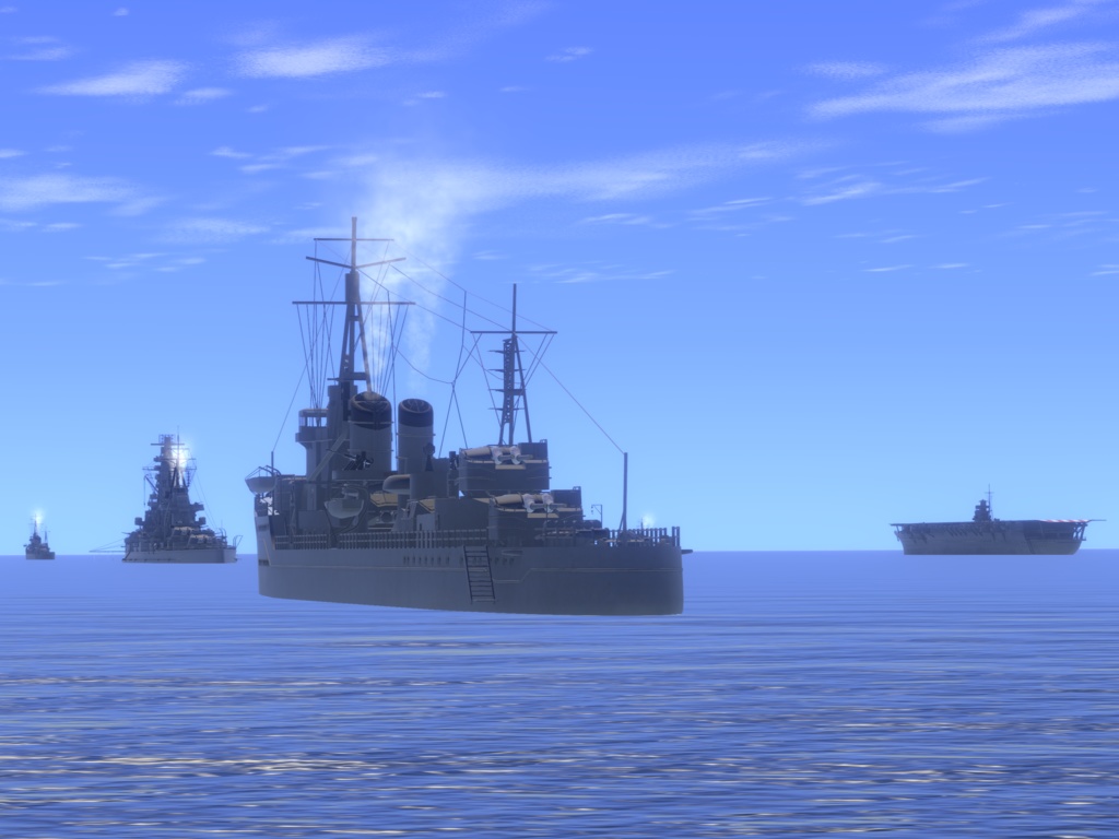 日本海軍陽炎型駆逐艦 雪風【VRC想定3Dモデル】