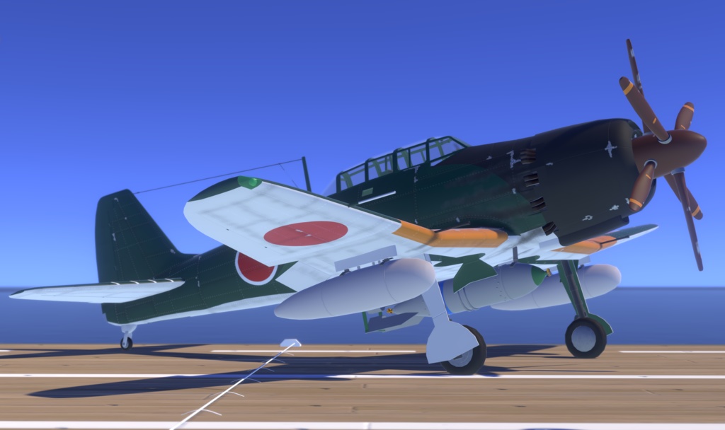 日本海軍 航空爆弾・魚雷セット 【VRC想定3Dモデル】