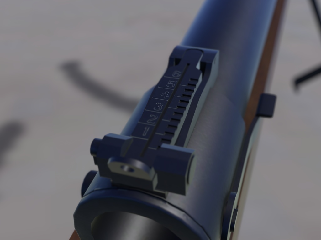 改修三型機関短銃(百式) 【VRC想定3Dモデル】