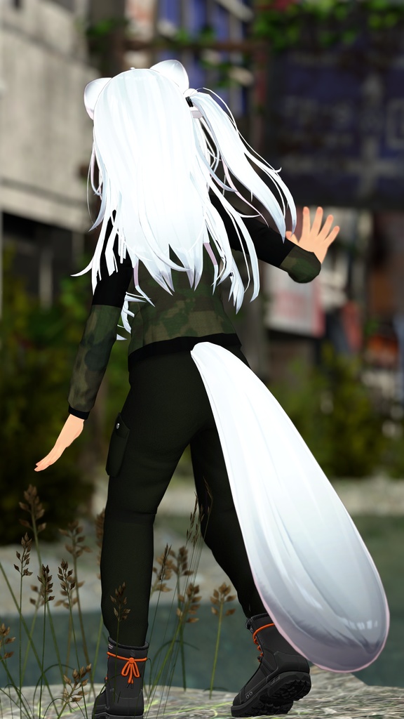 【狐雪対応】シンプルジャンパーセット (VRC想定3Dモデル)