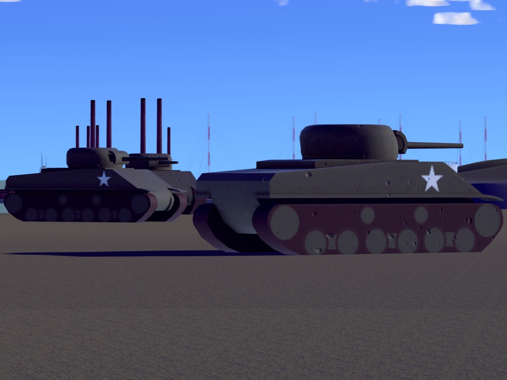 射撃及び投弾訓練用標的セット 【VRC想定3Dモデル】