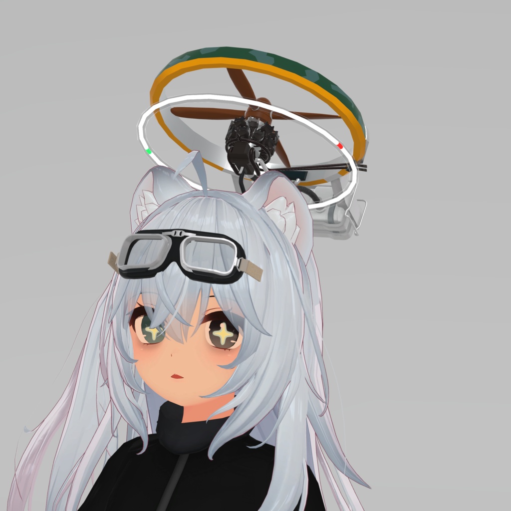 四式携行小型特殊機二型 (Type4Halo 四式ヘイロー)    VRC想定3Dモデル