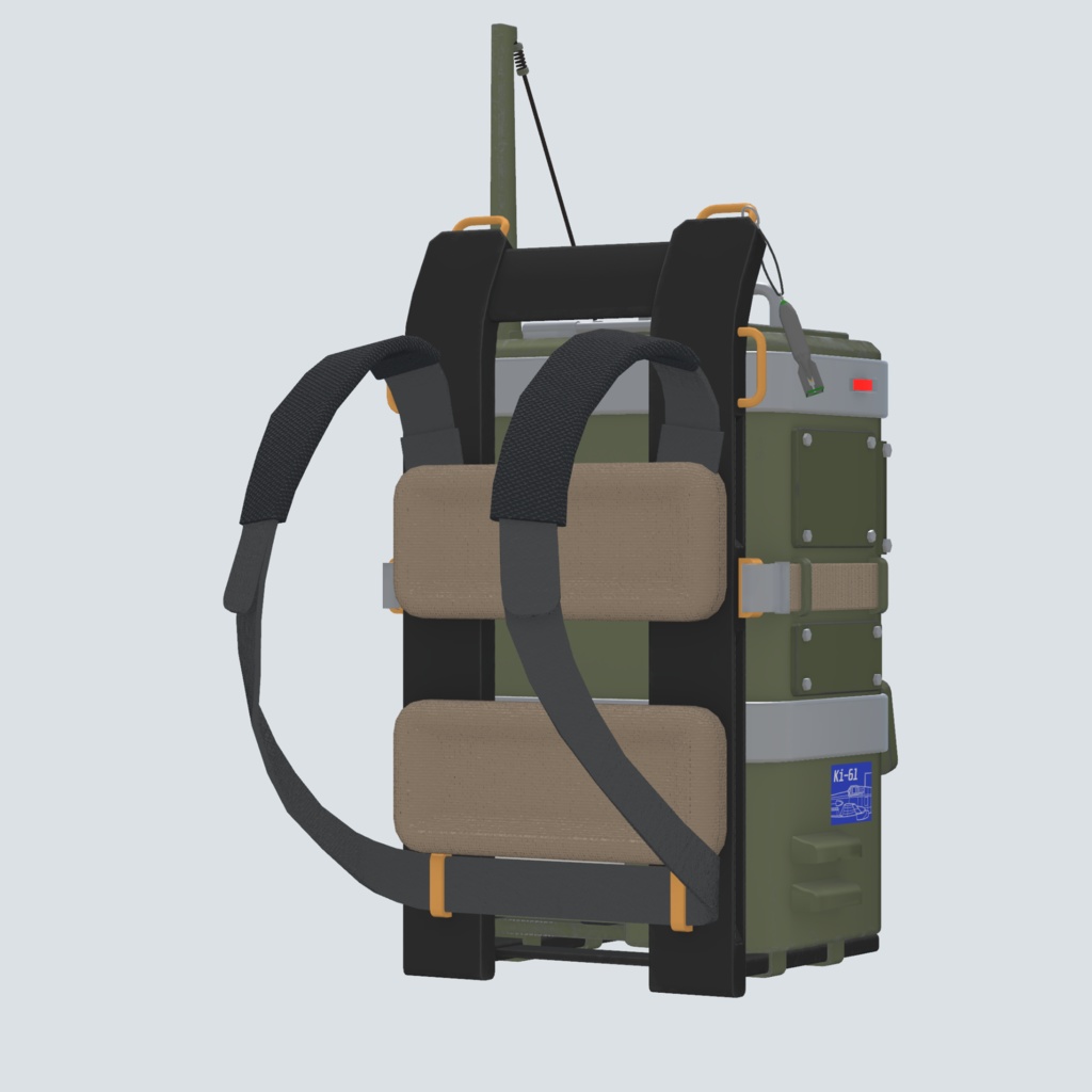 試製四式多目的携行装備 (Multi-purpose Carrying Pack) VRC想定3Dモデル