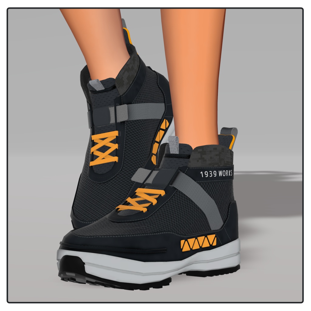 一号汎用靴一型 VRC想定3Dモデル