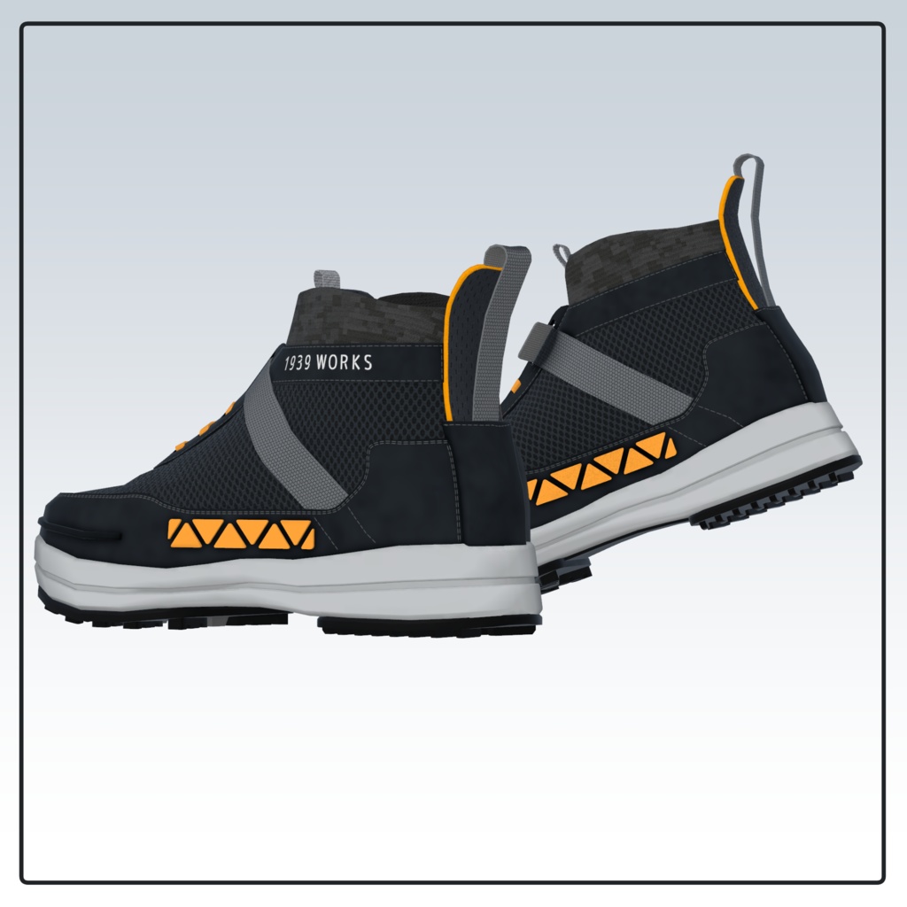 一号汎用靴一型 VRC想定3Dモデル