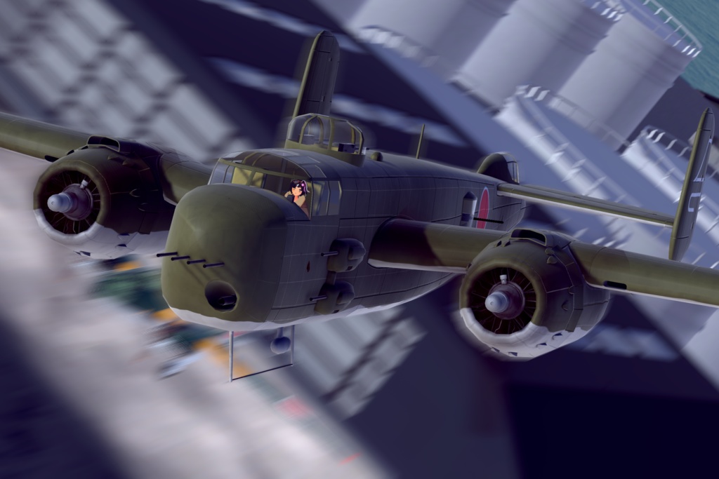 B-25 米陸軍/海軍爆撃機 【VRC想定3Dモデル】