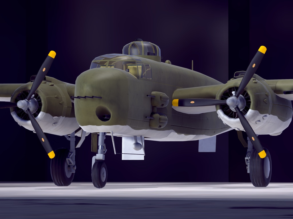 B-25 米陸軍/海軍爆撃機 【VRC想定3Dモデル】