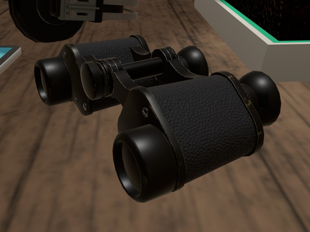 WW2期ドイツ国防軍タイプ 双眼鏡 VRC想定3Dモデル