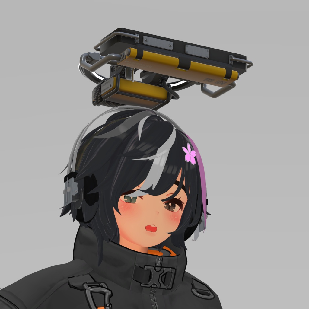 八六式式小型電子補助機 (Type86 Halo) VRC想定3Dモデル