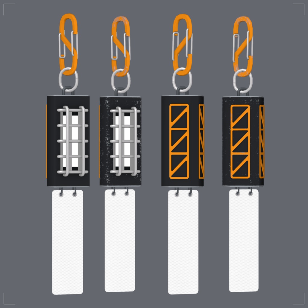 一号小型照明装飾 No.1 Light Keychain 【VRC想定3Dモデル】