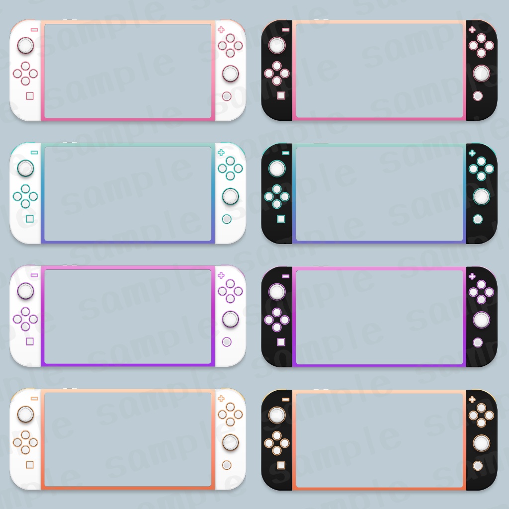 スイッチ風配信画面枠/オーバーレイ