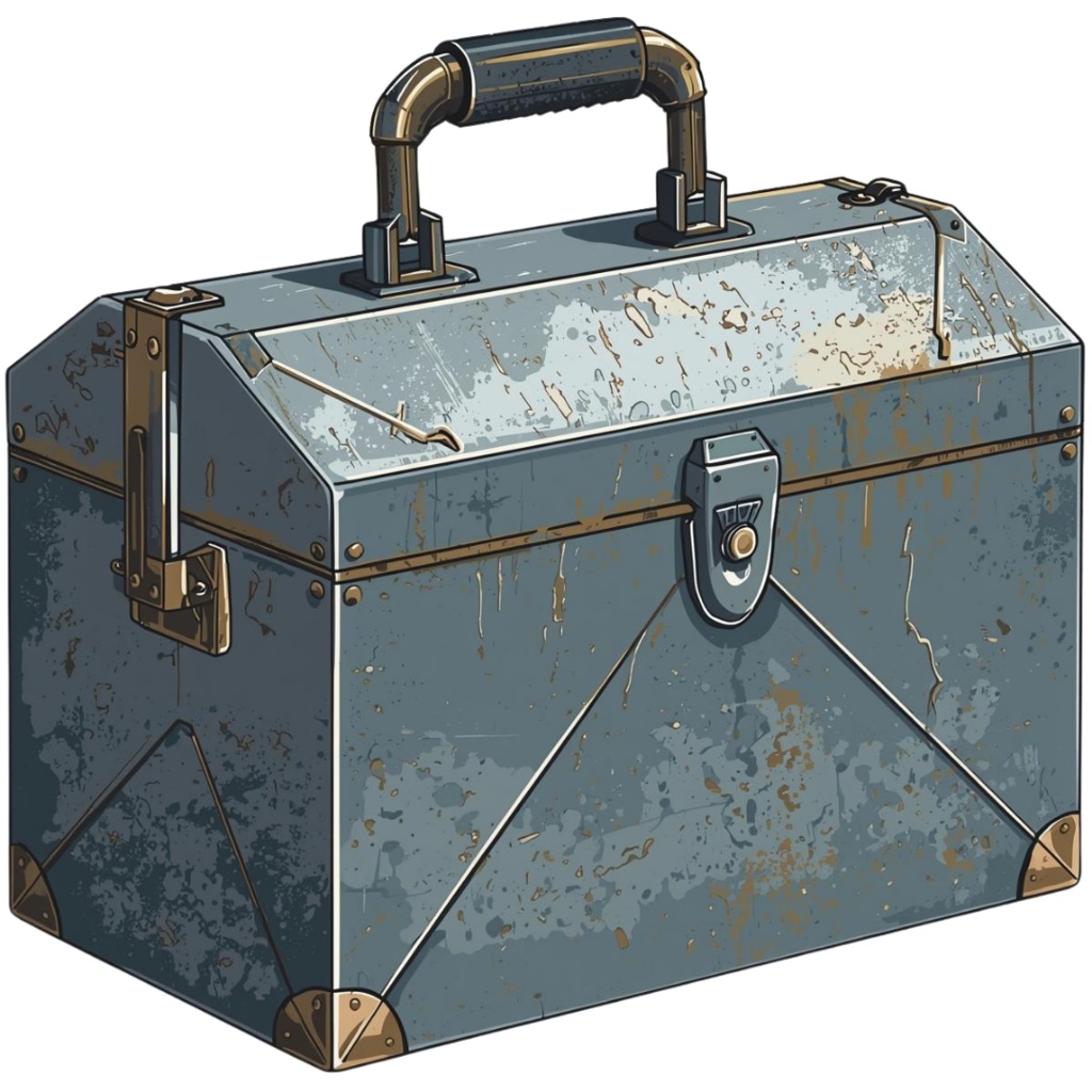 ブルーワーカー・ヴィンテージクリップアート15点セット