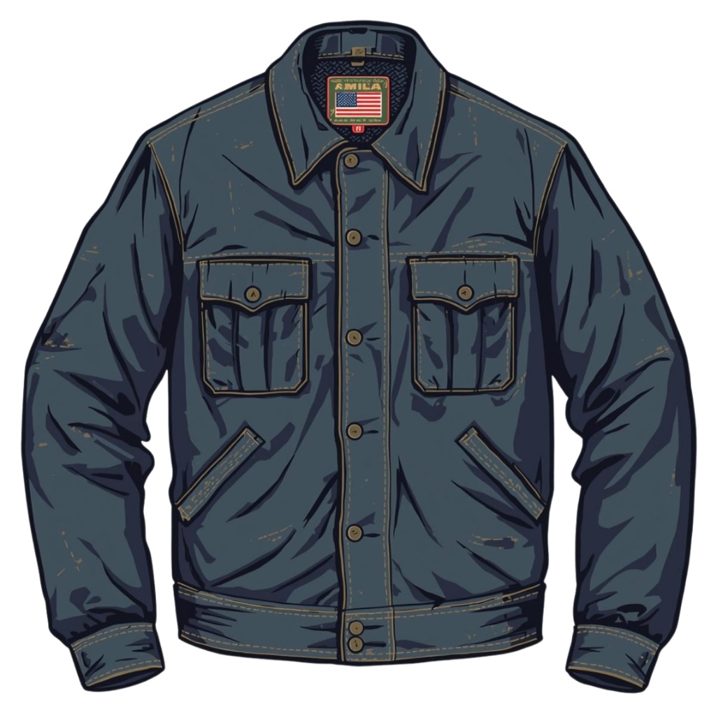 ブルーワーカー・ヴィンテージクリップアート15点セット