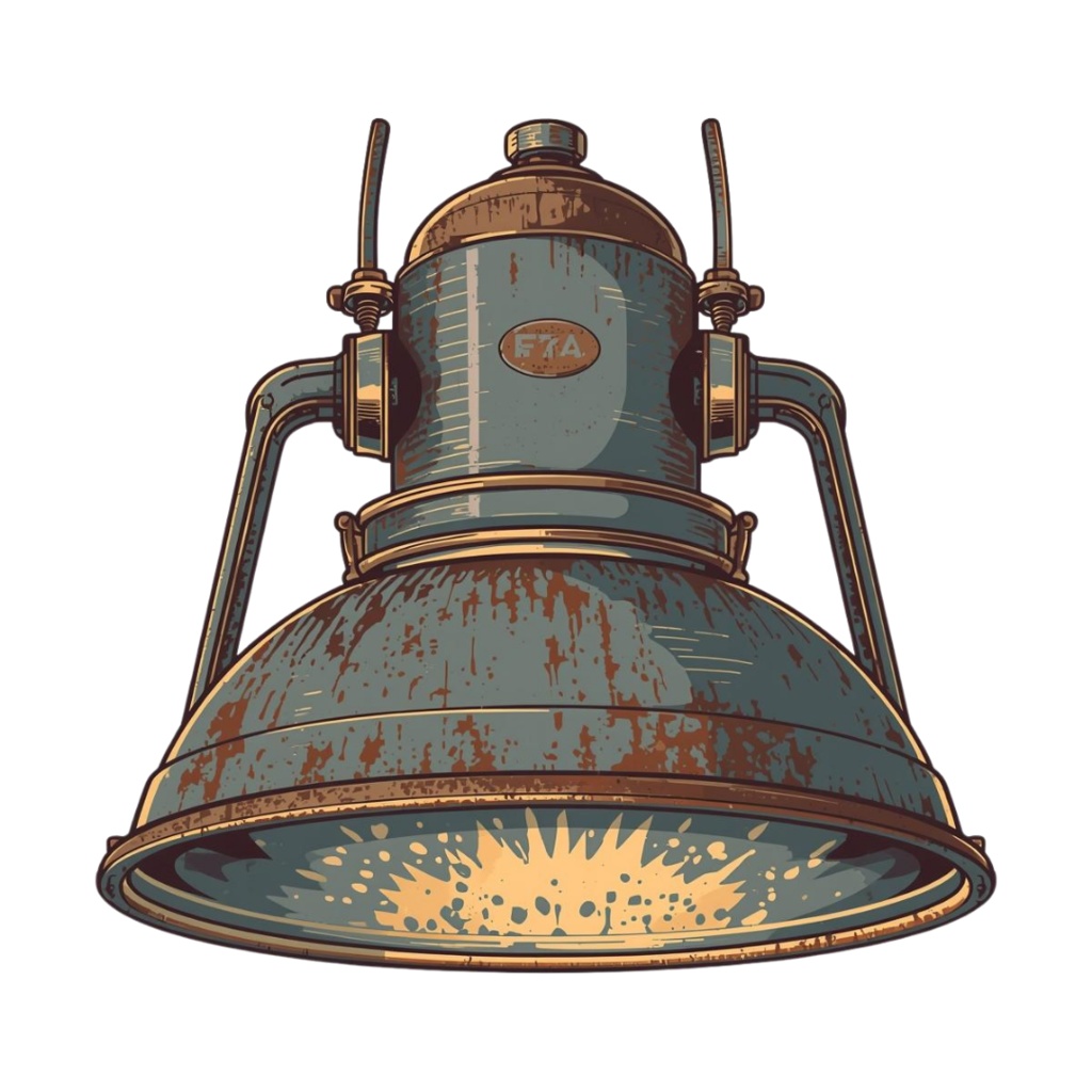 ブルーワーカー・ヴィンテージクリップアート15点セット