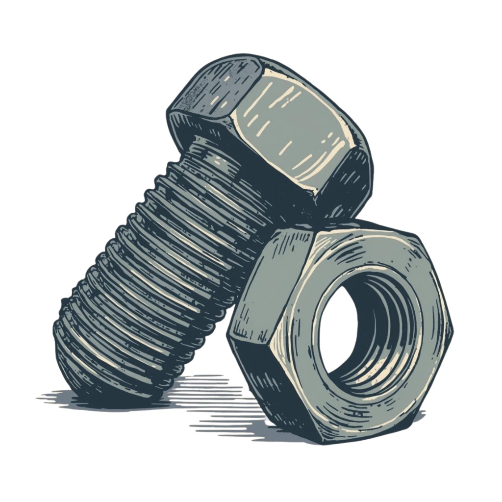 ブルーワーカー・ヴィンテージクリップアート15点セット