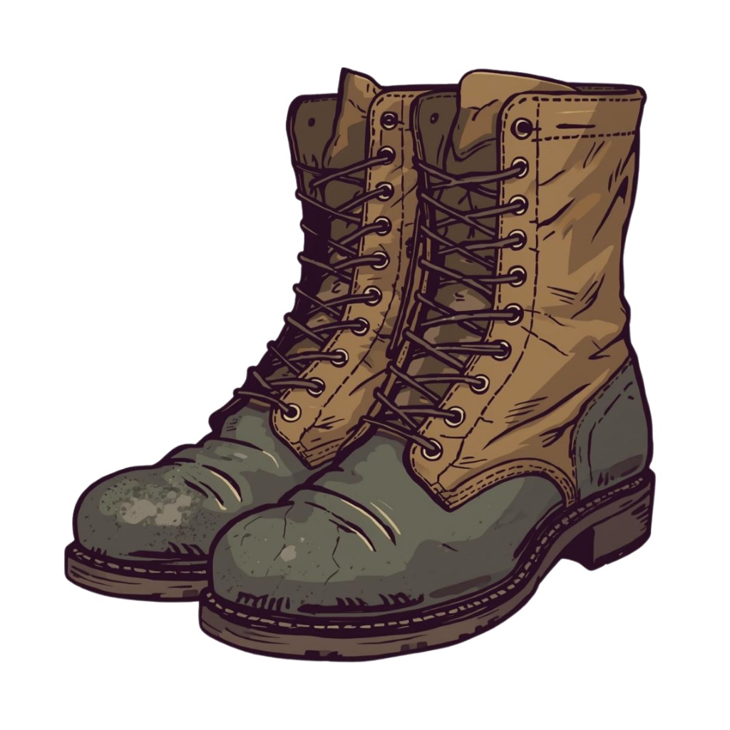 ブルーワーカー・ヴィンテージクリップアート15点セット