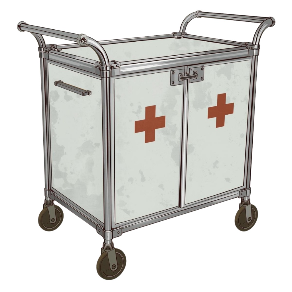 レトロ・ホスピタル クリップアート21点セット